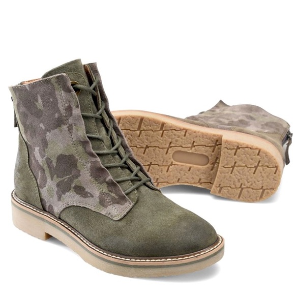 Comfortiva Renny Lace-up Boots Women’s ✨ Army Green | Olive Size 8M | camou - Picture 13 of 15